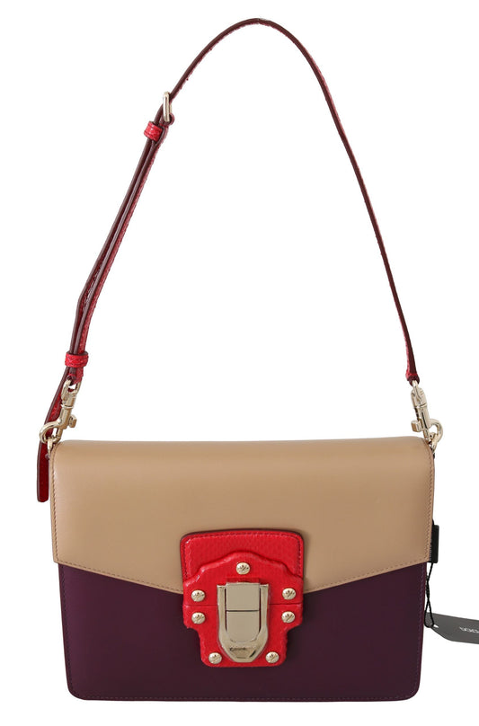 Bolso de hombro de piel LUCIA de Dolce & Gabbana