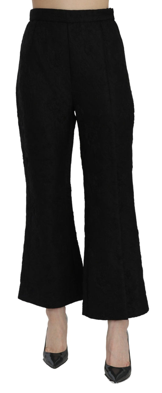 Pantalones acampanados de tiro alto y corte elegante de Dolce & Gabbana