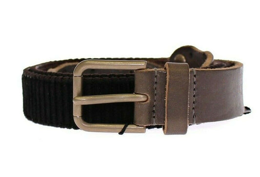 Cinturón elegante de piel y algodón para hombre de Dolce & Gabbana