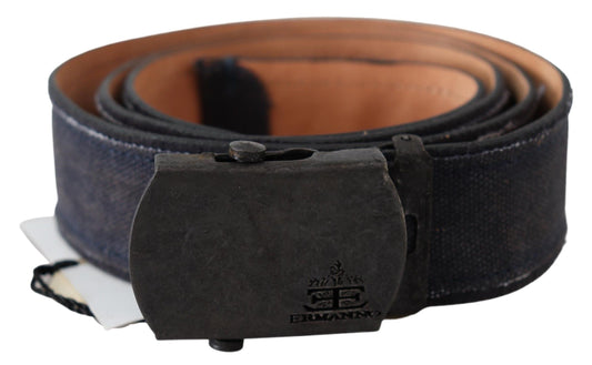 Ermanno Scervino Cinturón elegante de cuero azul