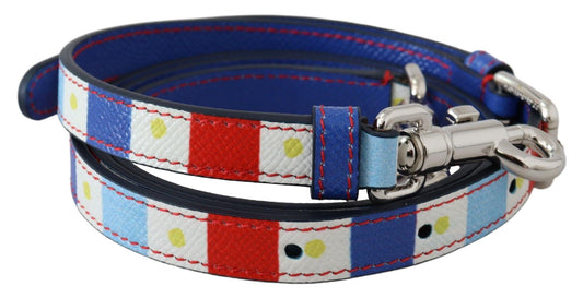 Accesorio elegante de correa de hombro de cuero multicolor de Dolce & Gabbana