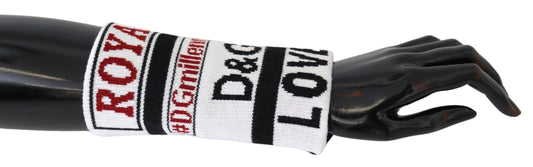 Pañuelo de muñeca de lana virgen multicolor de Dolce & Gabbana