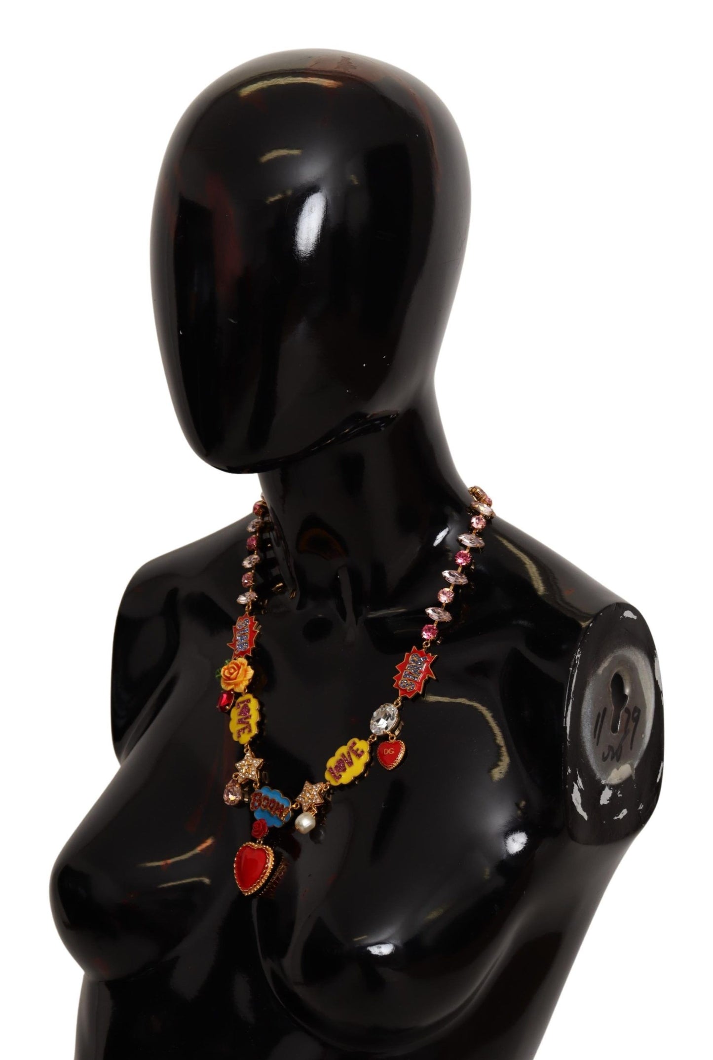 Collar con dijes de Dolce & Gabbana con elementos pintados a mano