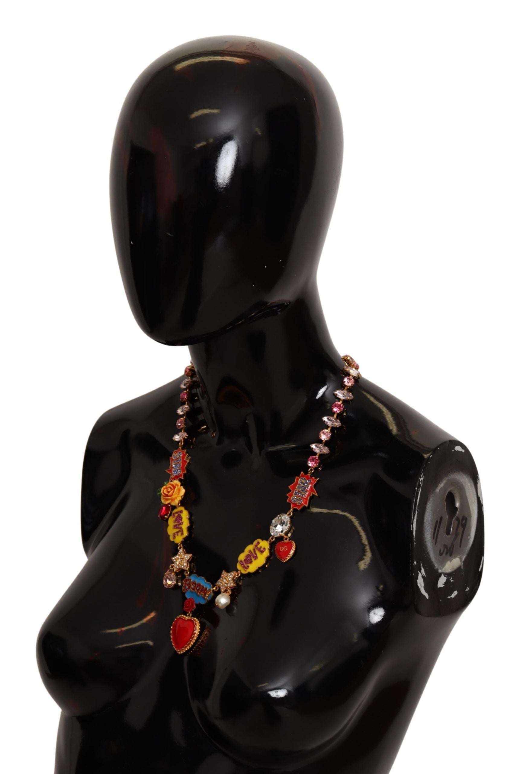 Collar con dijes de Dolce & Gabbana con elementos pintados a mano