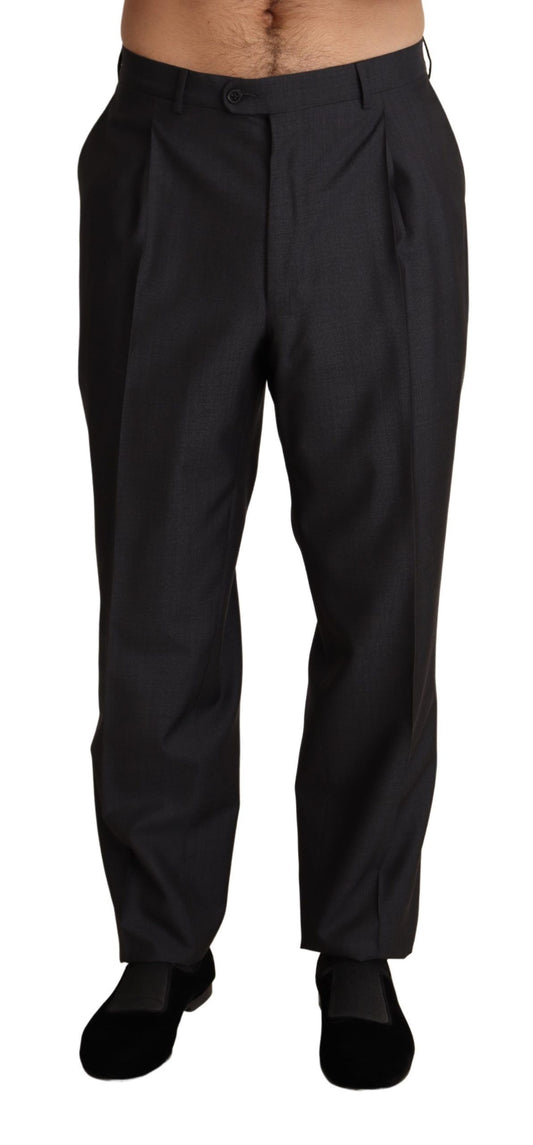 Pantalones de vestir ajustados y elegantes de color gris de Dolce & Gabbana