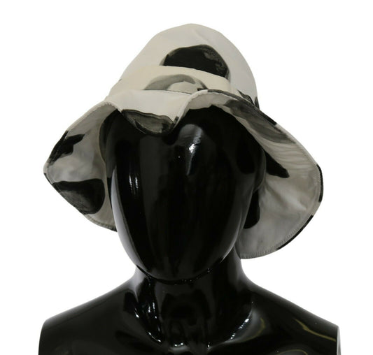 Sombrero de pescador de algodón con lunares de Dolce & Gabbana - Blanco y negro