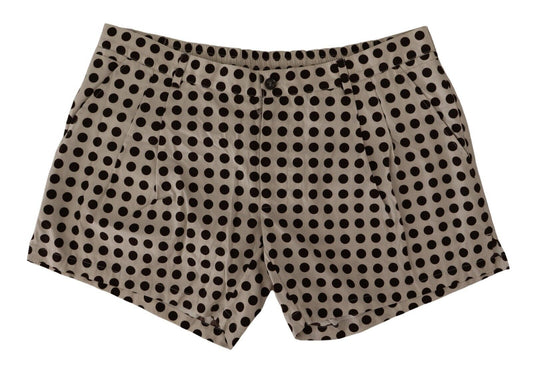 Shorts elegantes de algodón con lunares de Dolce & Gabbana