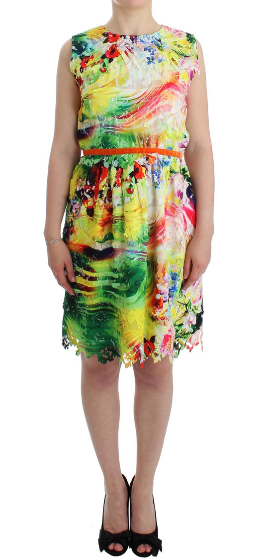 Vestido tubo multicolor Ajayi de Lanre Da Silva: elegancia ingeniosa