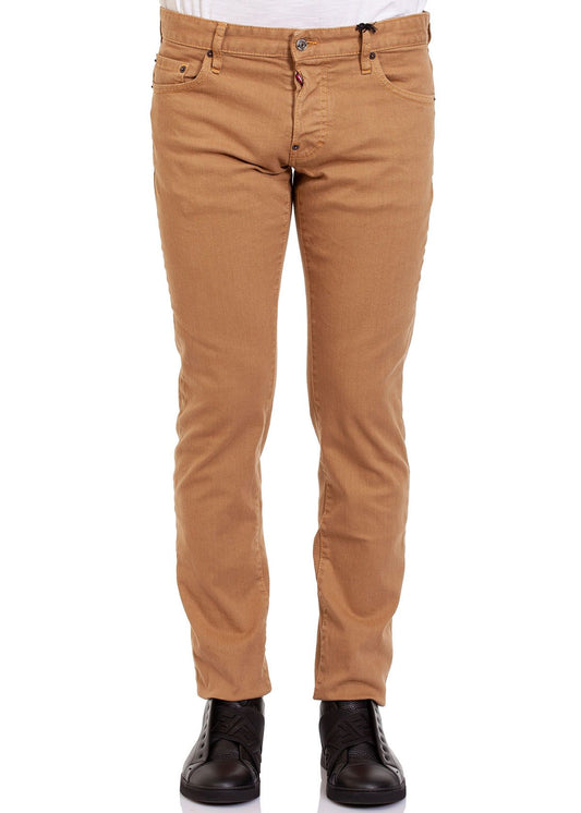 Denim marrón elegante con elástico de Dsquared²
