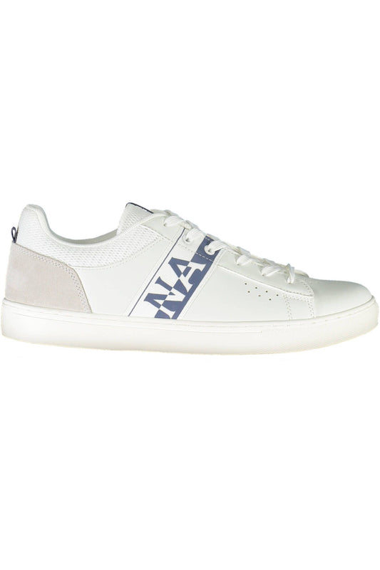 Zapatillas blancas con cordones y detalle de logotipo de Napapijri Chic