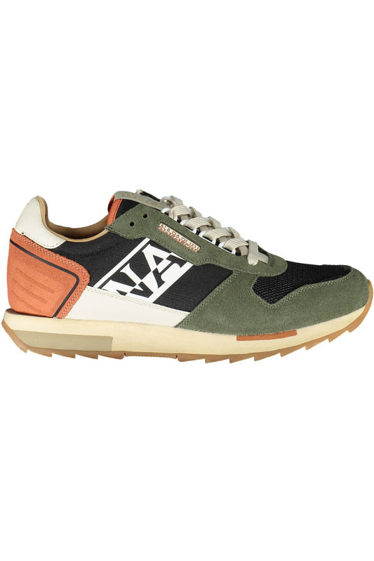 Zapatillas con cordones Napapijri de color verde moderno para el hombre moderno