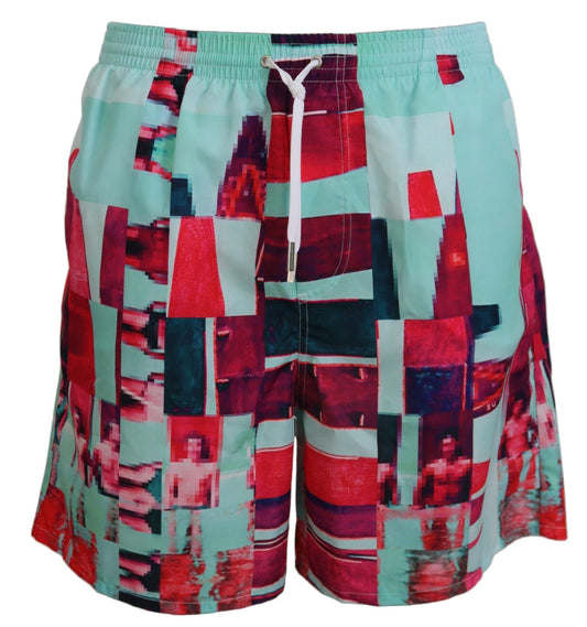 Bañador tipo bóxer con estampado multicolor de Dsquared²