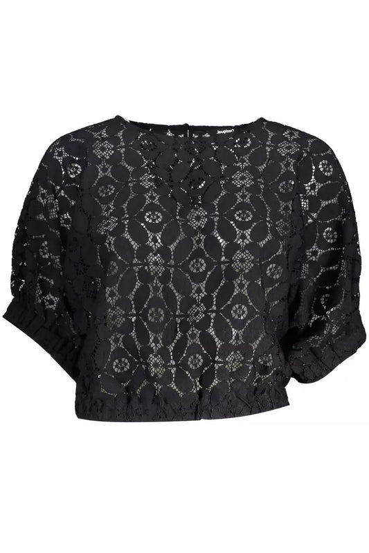 Blusa elegante con cintura elástica y mangas murciélago de Desigual