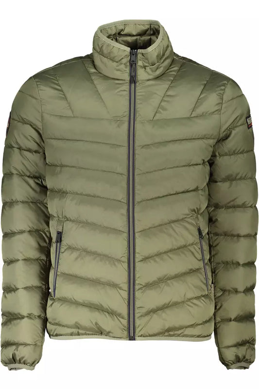Chaqueta de manga larga de poliamida verde Napapijri para hombre