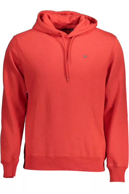 Sudadera con capucha y detalle de logotipo en color rosa chic de Napapijri