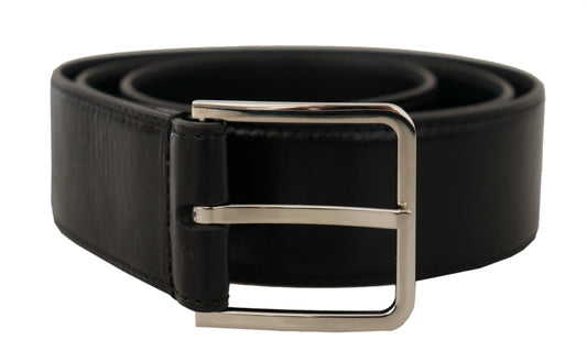 Cinturón elegante de piel con hebilla de metal de Dolce & Gabbana