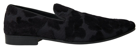 Mocasines vintage negros exquisitos de Dolce & Gabbana para hombre