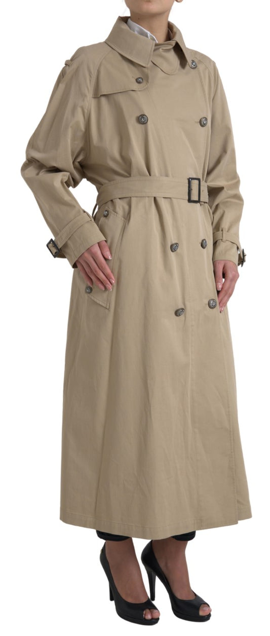 Gabardina elegante de doble botonadura de Dolce & Gabbana