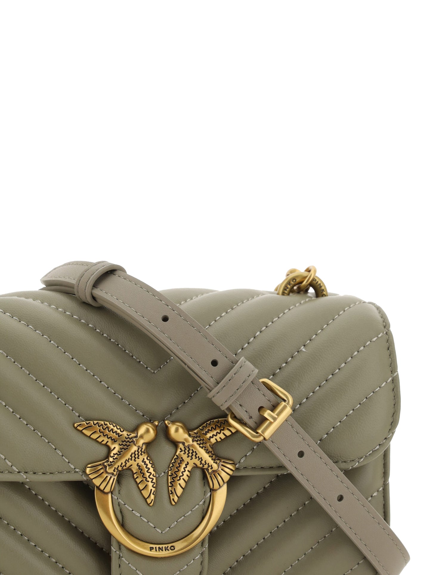 Bolso de hombro Chic Mini Love Bell en Noce Green