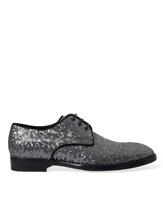 Zapatos de vestir Derby con lentejuelas de Dolce & Gabbana