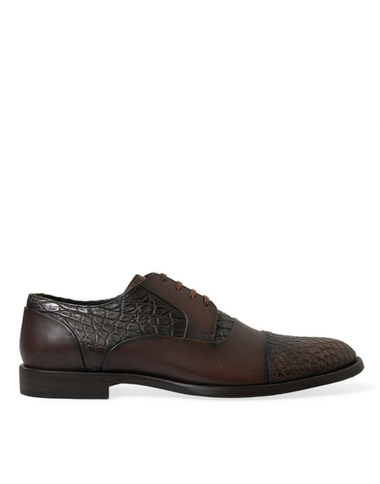 Zapatos de vestir elegantes de piel texturizada de estilo oxford de Dolce & Gabbana