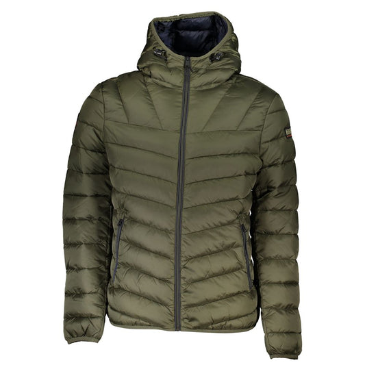 Chaqueta con capucha elegante verde de Napapijri para hombre