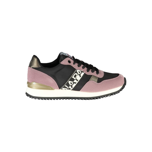 Zapatillas con cordones en contraste en color morado de Napapijri