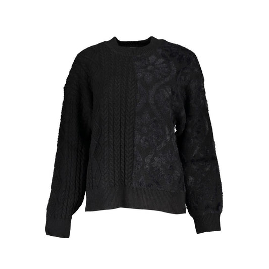 Suéter elegante de cuello alto con detalles en contraste de Desigual