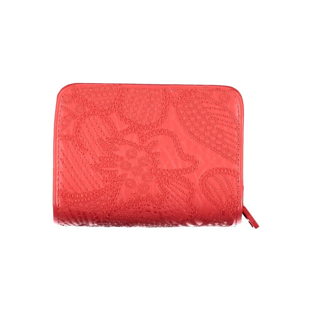 Monedero Desigual de polietileno rojo