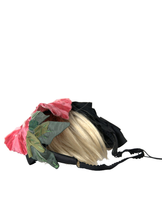 Diadema Parrucchiera Pelo Blanco Viscosa Negra