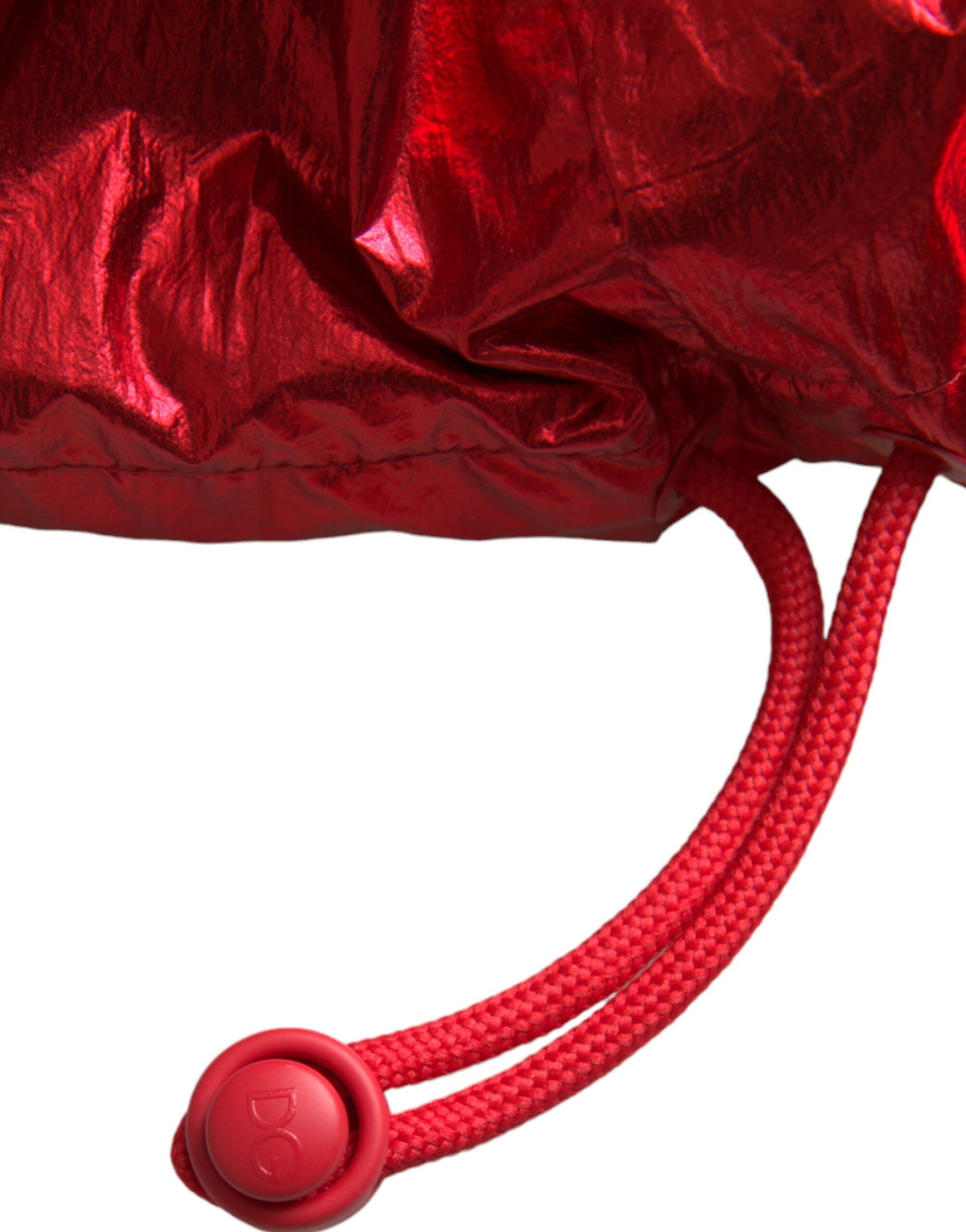 Chaqueta tipo sudadera con capucha de nailon rojo de Dolce & Gabbana