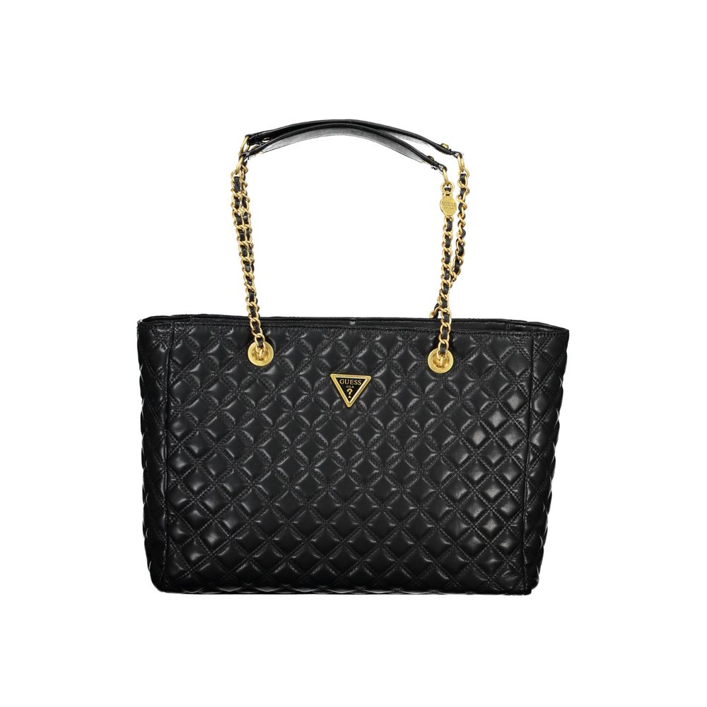 Bolso de mano de polietileno negro