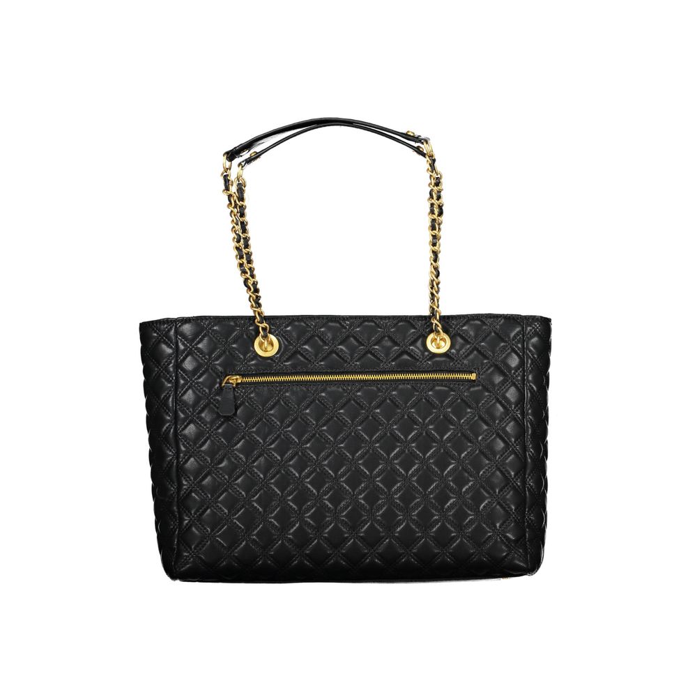 Bolso de mano de polietileno negro