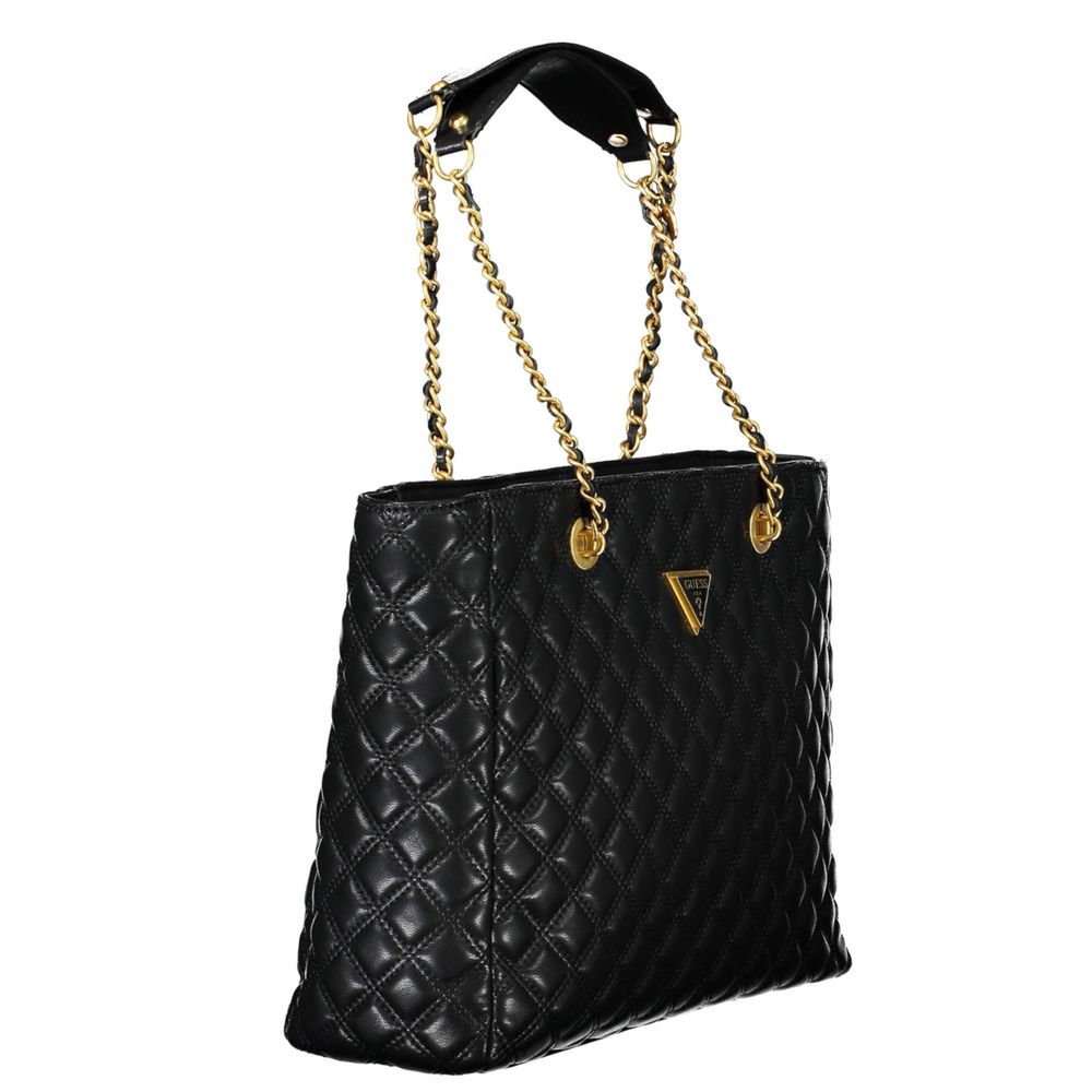 Bolso de mano de polietileno negro