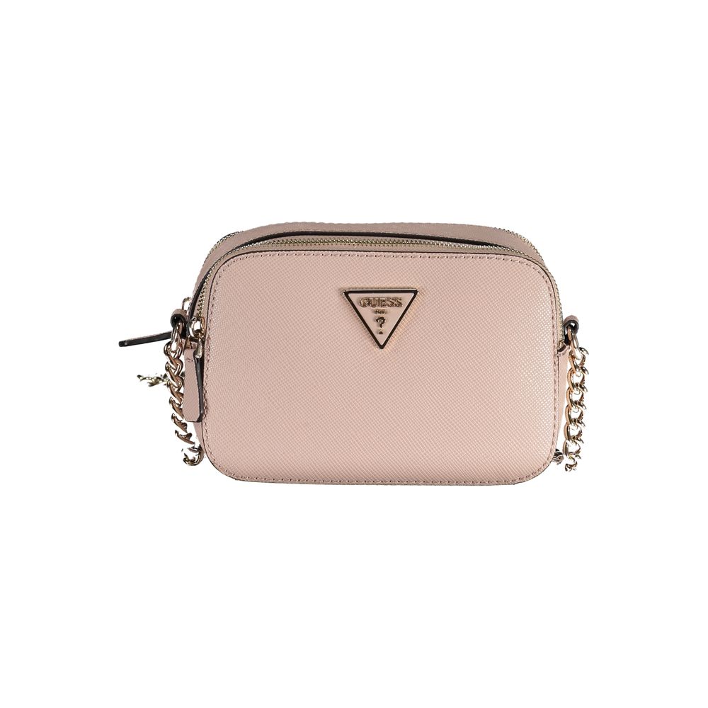 Bolso de mano de polietileno rosa
