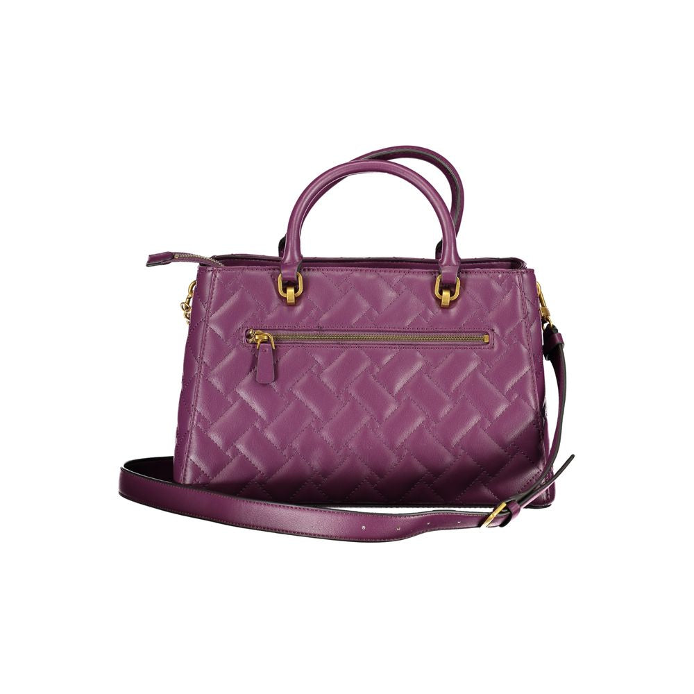 Bolso de mano de polietileno morado