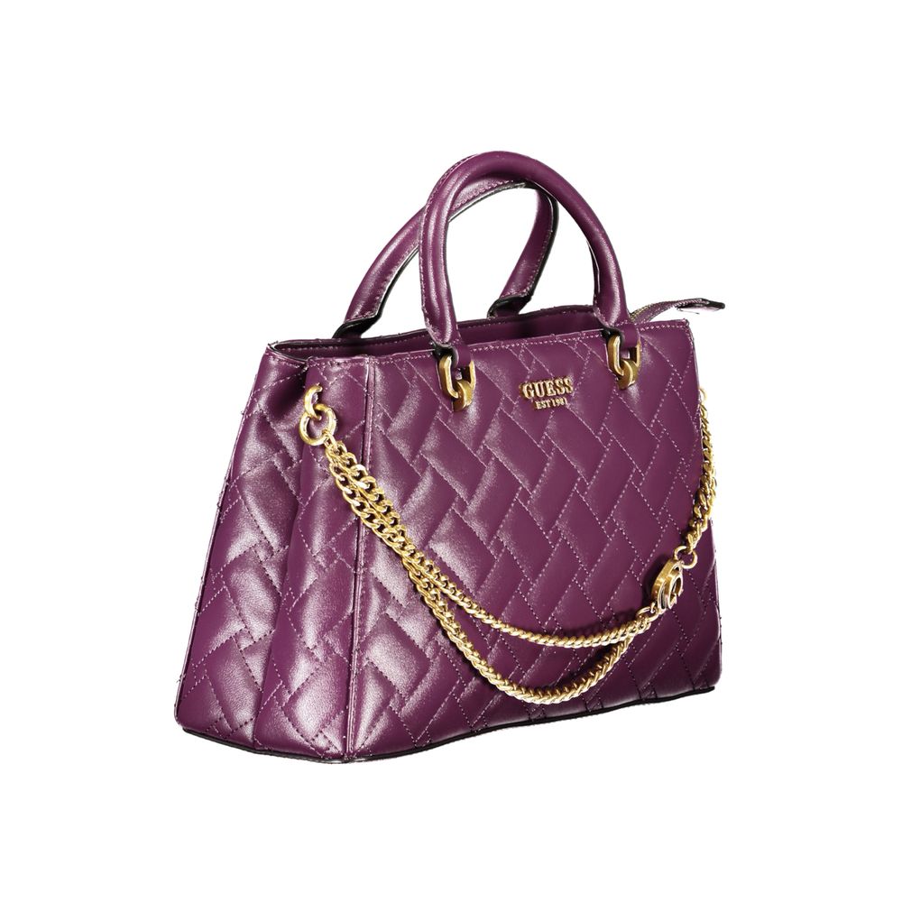 Bolso de mano de polietileno morado