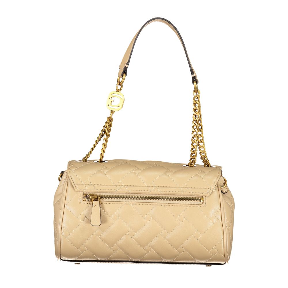 Bolso de mano de polietileno beige