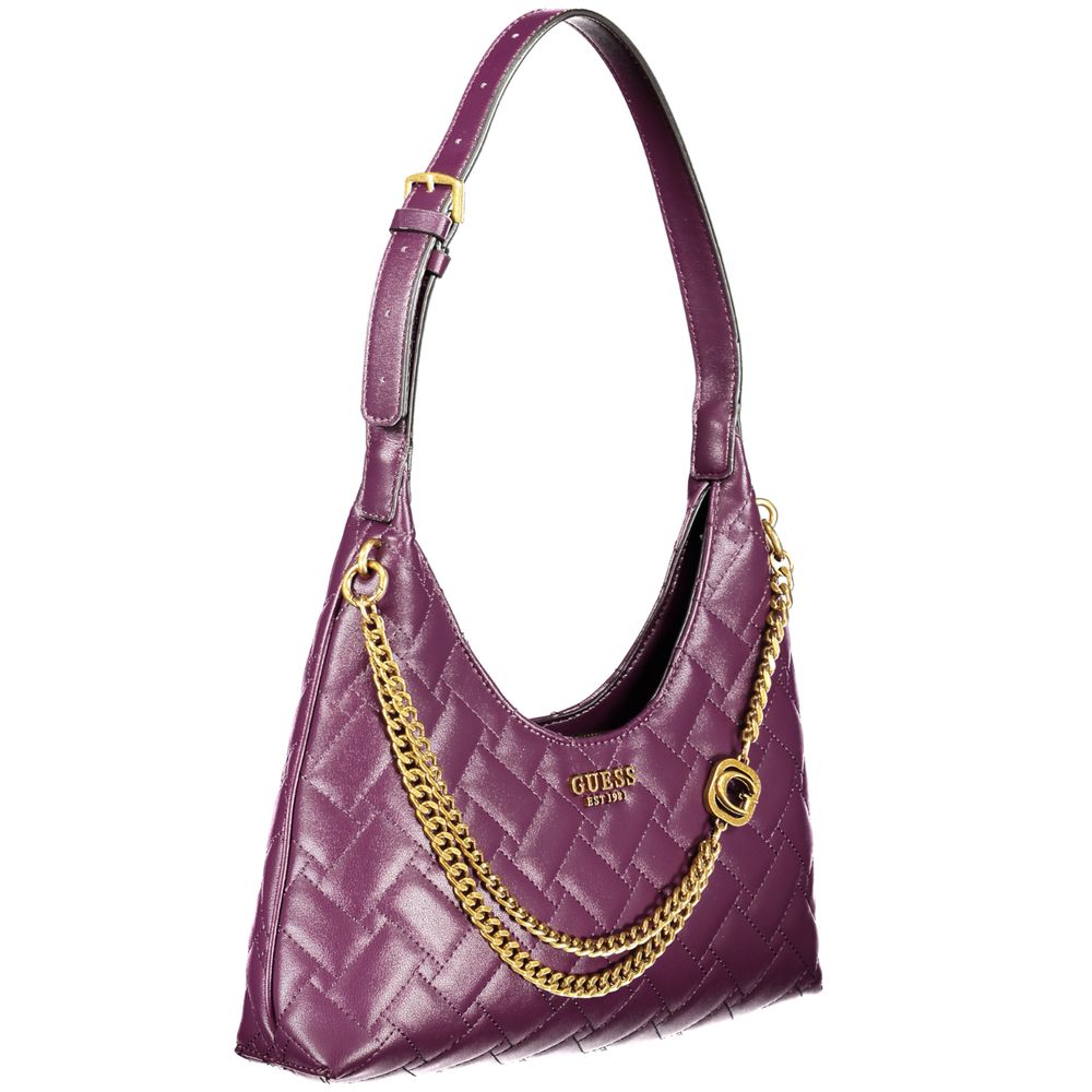 Bolso de mano de polietileno morado
