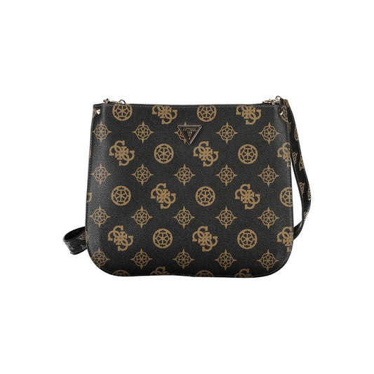 Bolso de mano marrón de polietileno Guess Jeans
