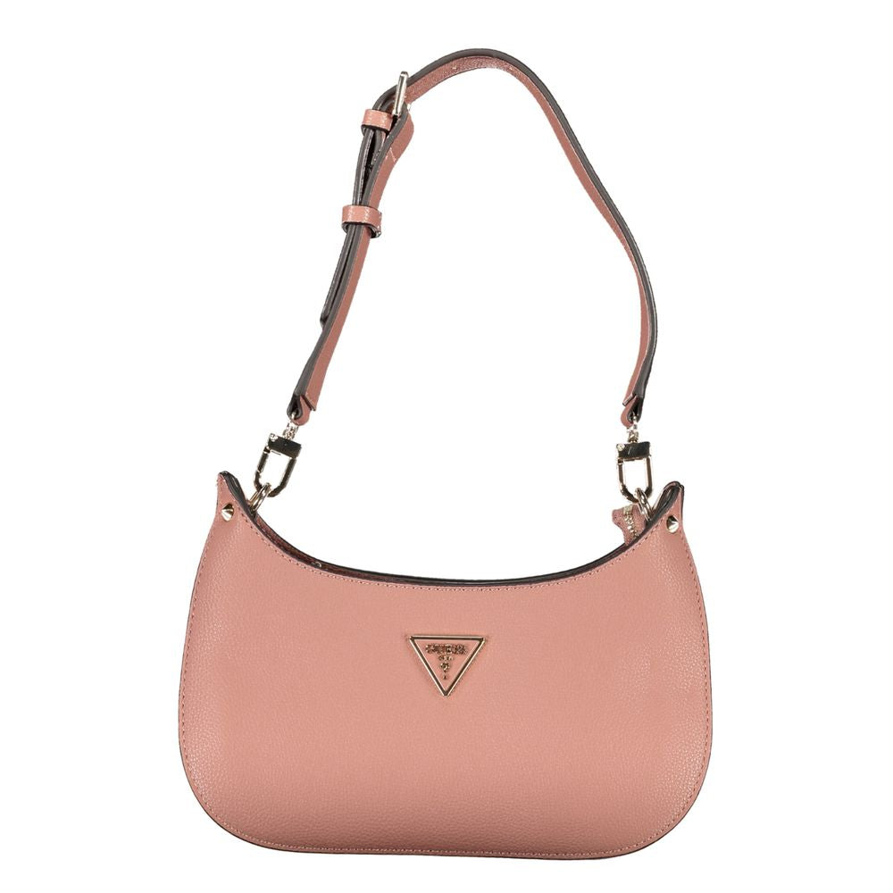 Bolso de mano de polietileno rosa