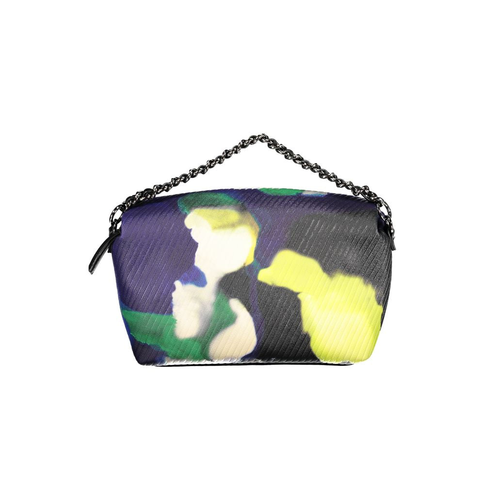Bolso de mano de polietileno negro Desigual