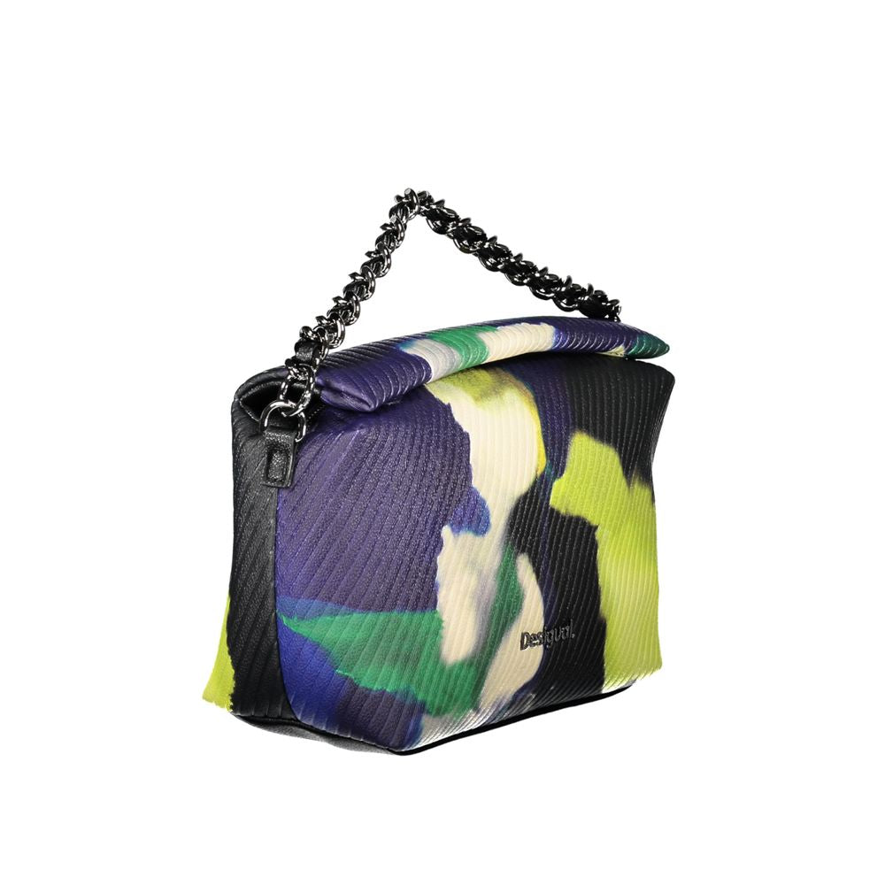 Bolso de mano de polietileno negro Desigual