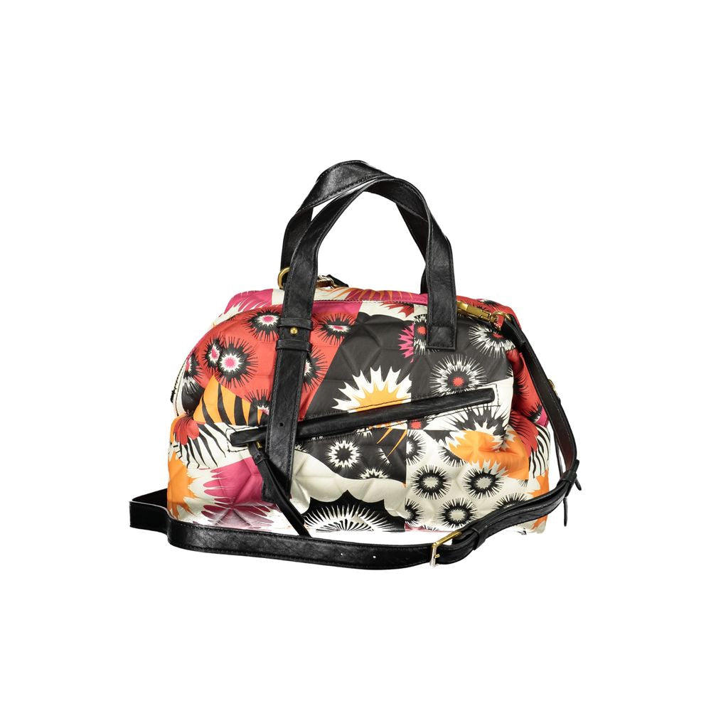 Bolso de mano de polietileno negro Desigual