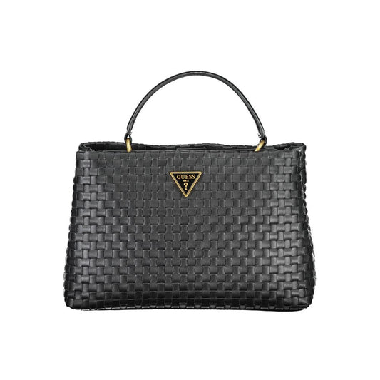 Bolso de mano de polietileno negro Guess Jeans