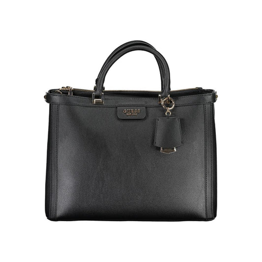 Bolso de mano de polietileno negro