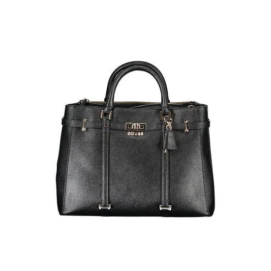 Bolso de mano de polietileno negro