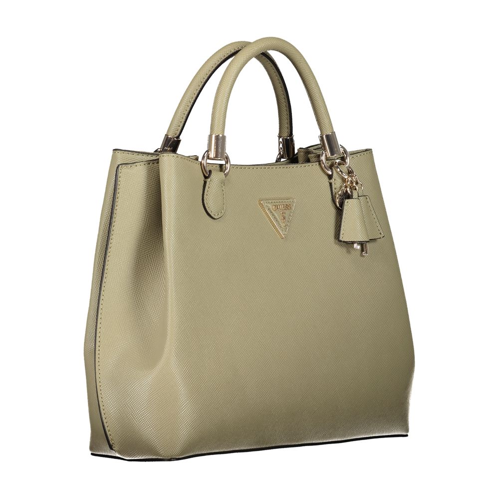 Bolso de mano de polietileno verde