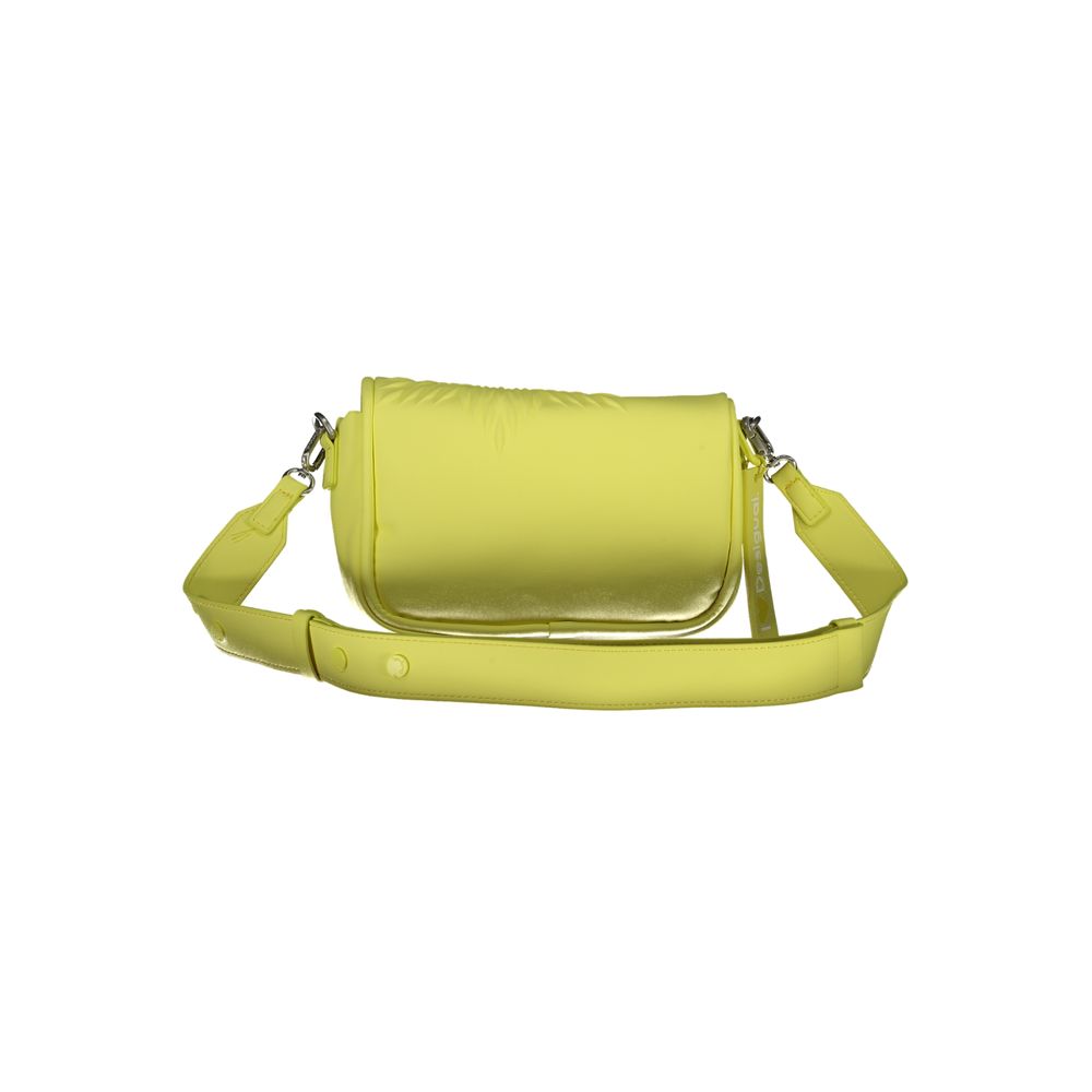 Bolso de mano amarillo de polietileno Desigual