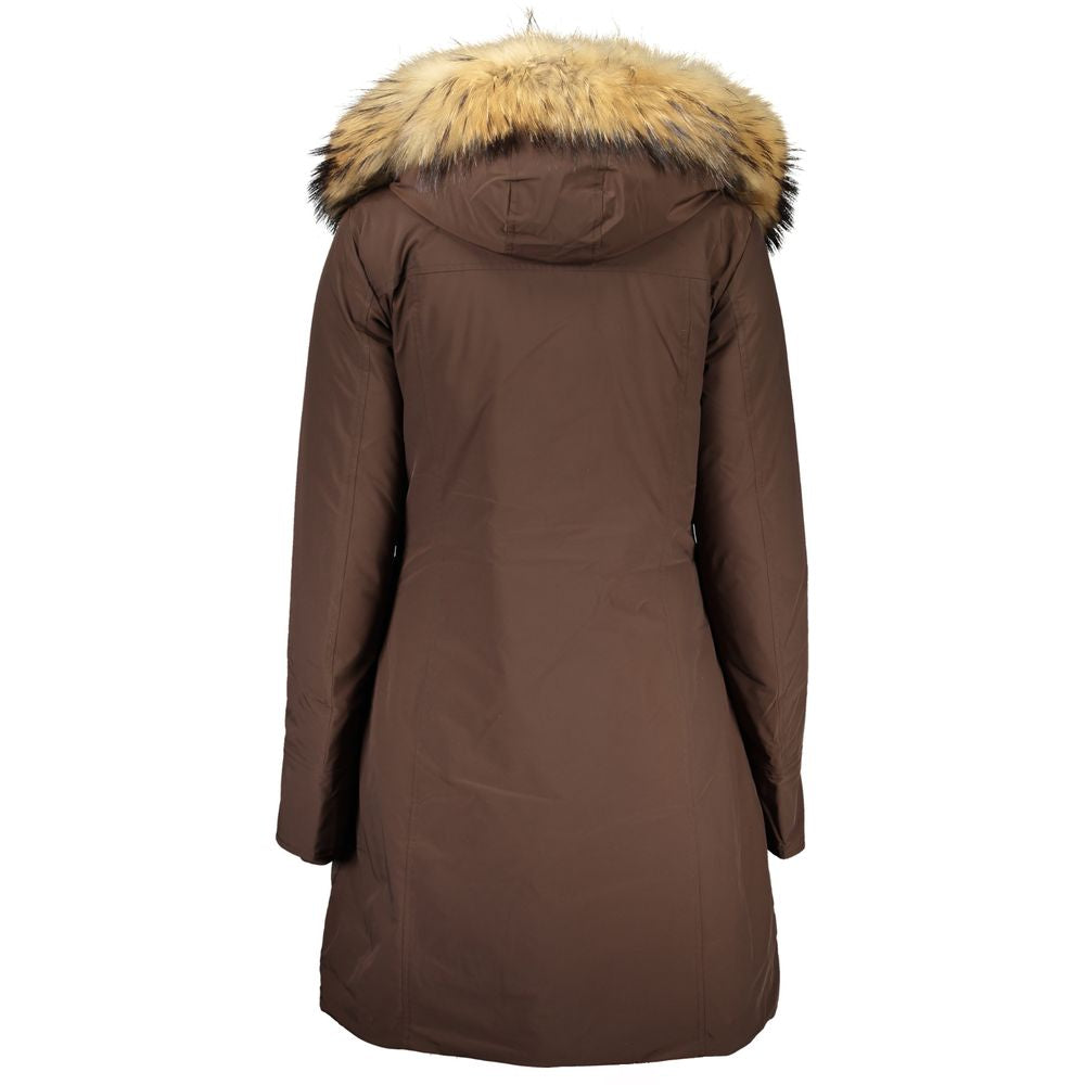 Chaquetas y abrigos de algodón marrón de Woolrich